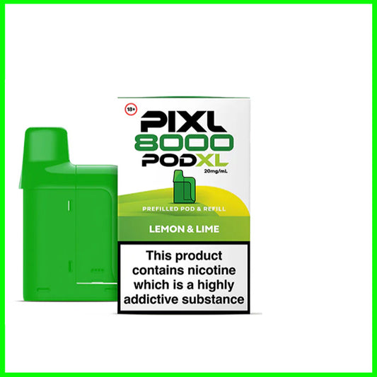 Lemon Lime Pixl 8000 Refill Pod
