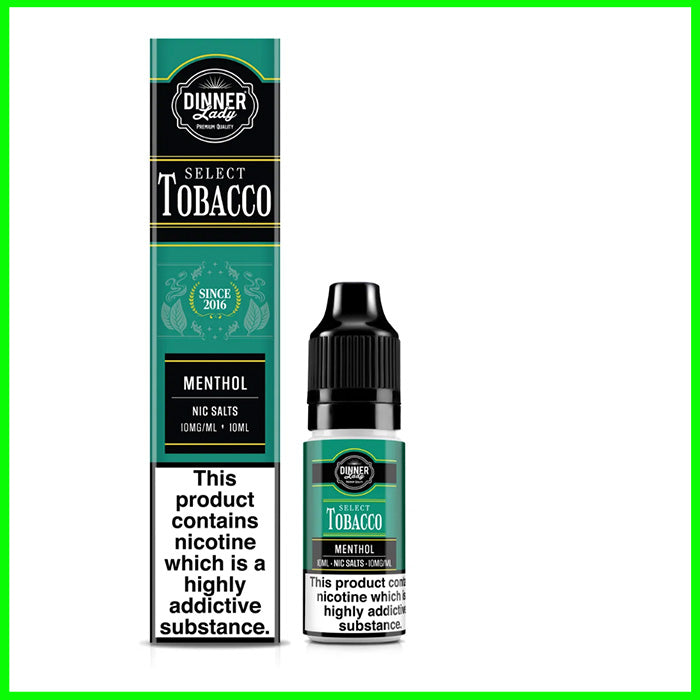 Dinner Lady Tobacco Nic Salts Menthol BOX