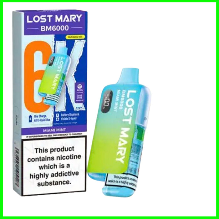 Miami Mint Lost Mary BM6000 Pod Kit