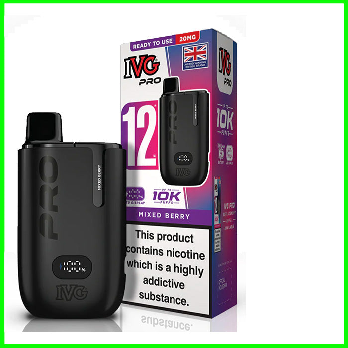 IVG Pro 12 Pod Vape - Mixed Berry