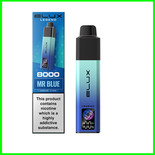 Elux Legend 8000 Pod Kit Mr Blue