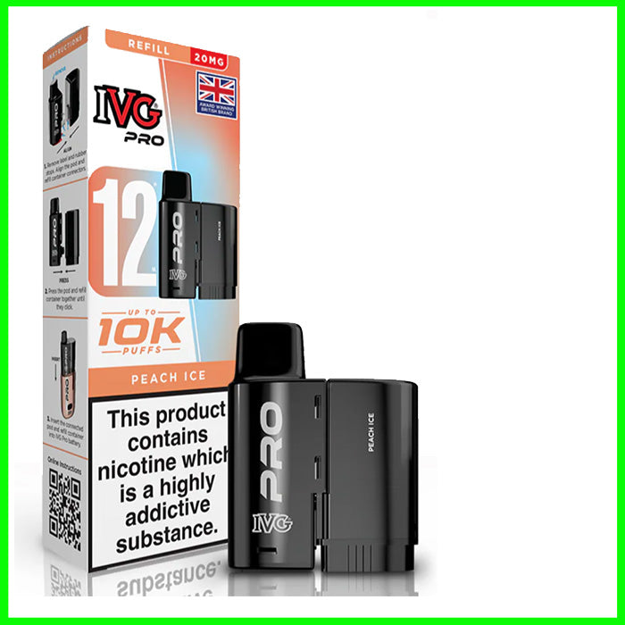 IVG PRO 12 Refill Peach Ice