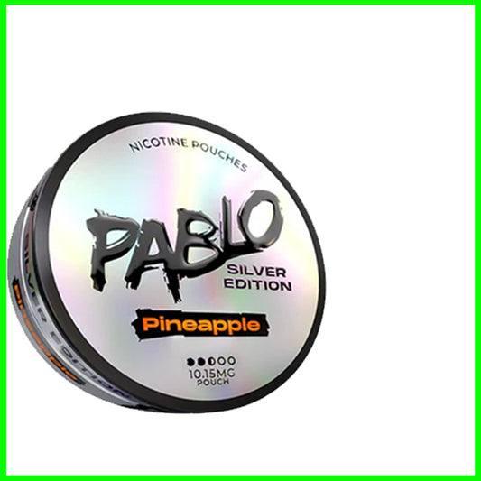 Pablo Silver Edition Nicotine Pouches 10MG - Pineapple