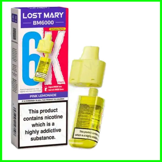 Pink Lemonade Lost Mary BM6000 Refill Pod