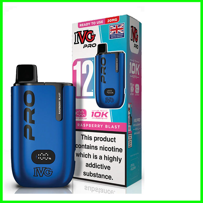 IVG Pro 12 Pod Vape - Raspberry Blast