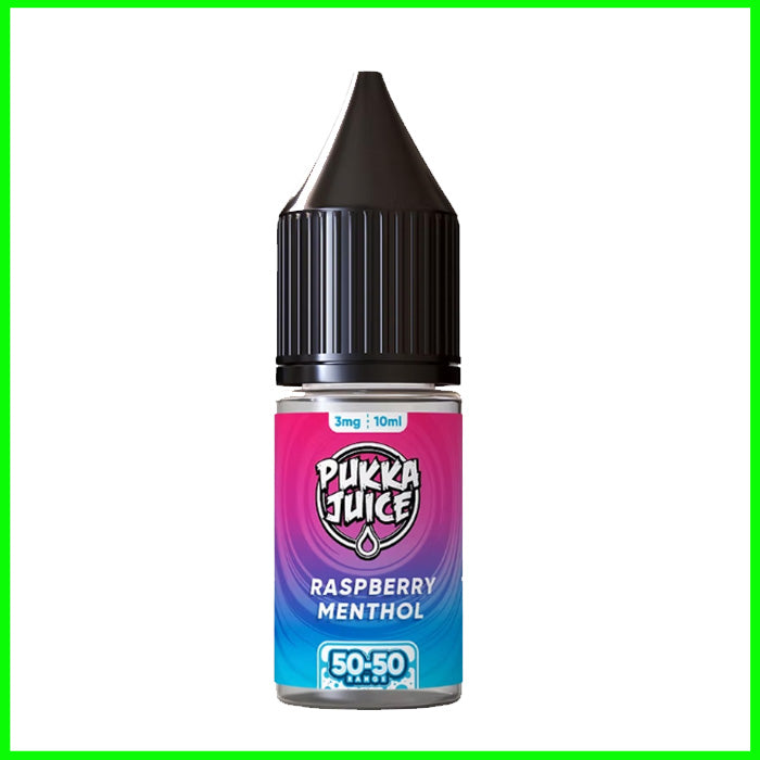Raspberry Menthol Pukka 50/50 10ml