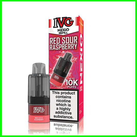 IVG Nexio 10K Refill Pod Red Sour Raspberry