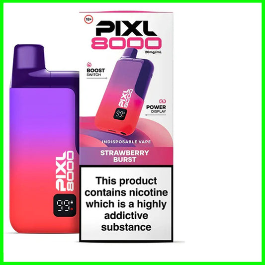 Strawberry Burst Pixl 8000 Pod Kit