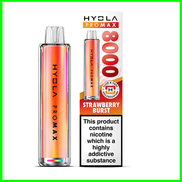 Strawberry Burst Hyola Promax 8K Pod Kit