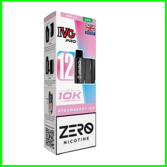 Strawberry Ice IVG Pro Pod Nicotine Free