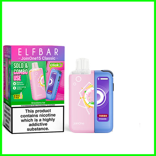 Elf Bar JoinOne15 Vape Kit - Strawberry Ice
