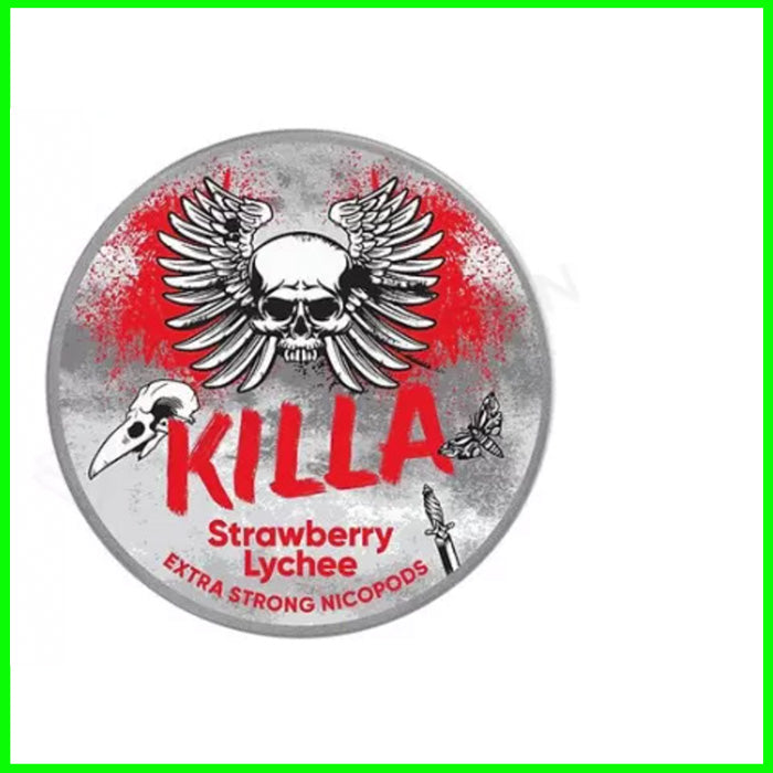 Killa Nicotine Pouches - Strawberry Lychee