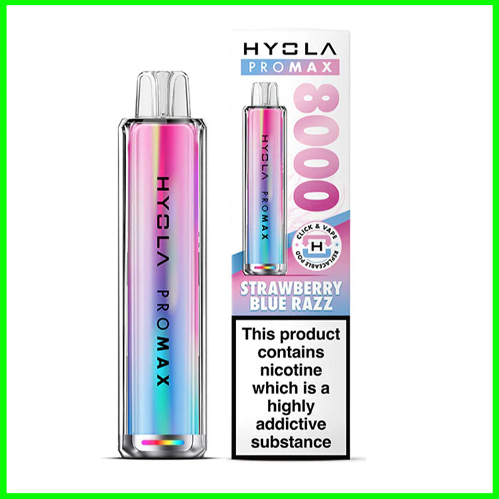 Strawberry Blue Razz Hyola Promax 8K Pod Kit