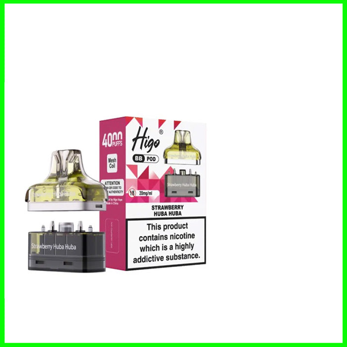 Strawberry Huba Huba Higo BB 4000 Pod
