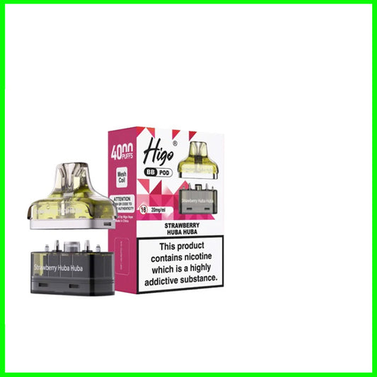 Strawberry Huba Huba Higo BB 4000 Pod