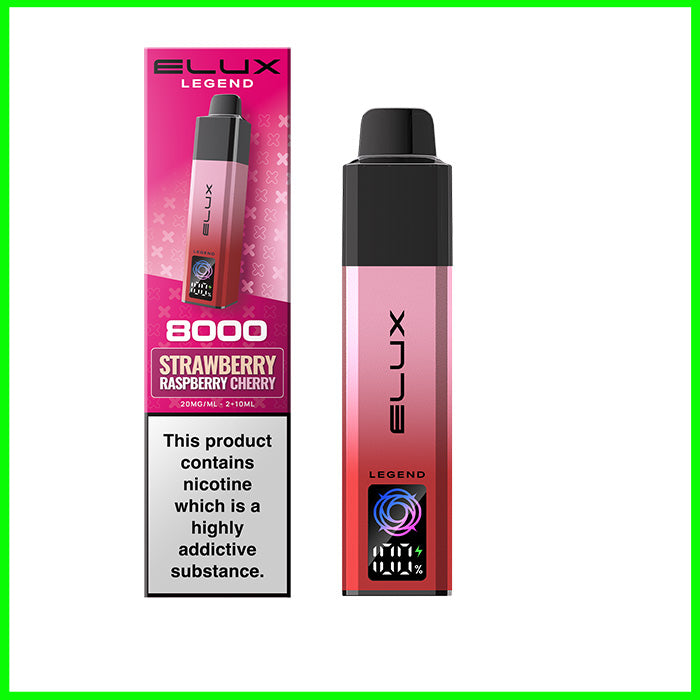 Elux Legend 8000 Pod Kit Strawberry Raspberry Cherry