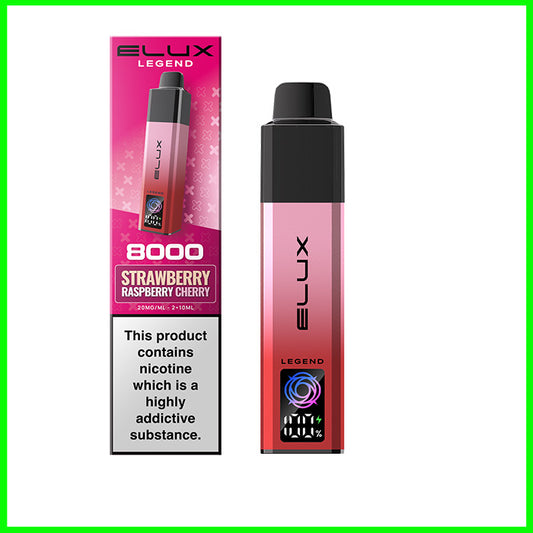 Elux Legend 8000 Pod Kit Strawberry Raspberry Cherry