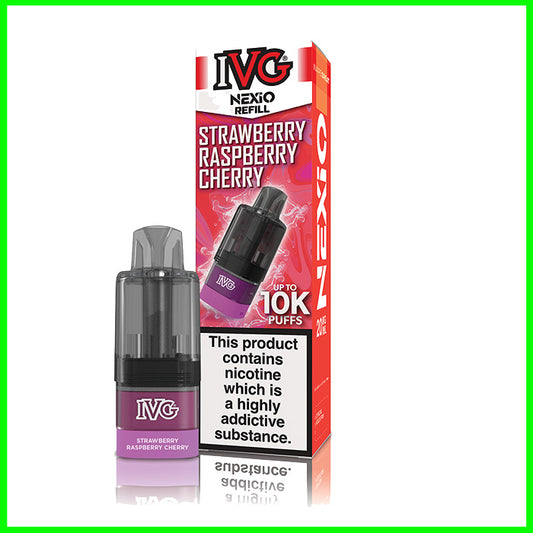 IVG Nexio 10K Refill Pod Strawberry Raspberry Cherry