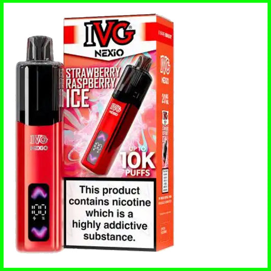 IVG Nexio 10k Pod Kit Strawberry Raspberry Ice