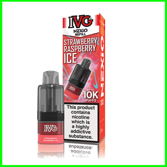 IVG Nexio 10K Refill Pod Strawberry Raspberry Ice