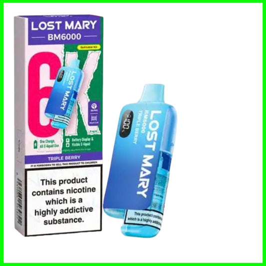 Triple Berry Lost Mary BM6000 Pod Kit