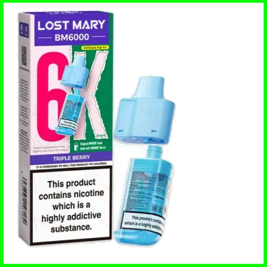 Triple Berry Lost Mary BM6000 Refill Pod