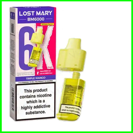 Triple Mango Lost Mary BM6000 Refill Pod
