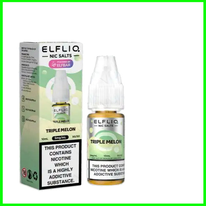 Triple Melon Elfliq salts 10ml Full Box