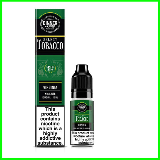 Dinner Lady Tobacco Nic Salts Virginia BOX