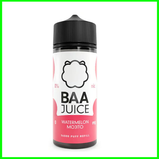 Watermelon Mojito Baa Juice 100ml Short Fill